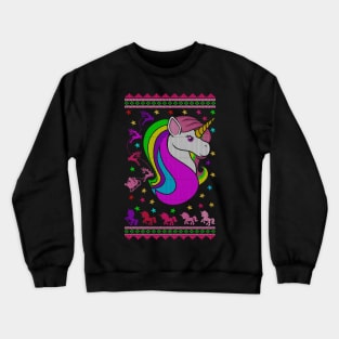 Unicorn Ugly Christmas Crewneck Sweatshirt